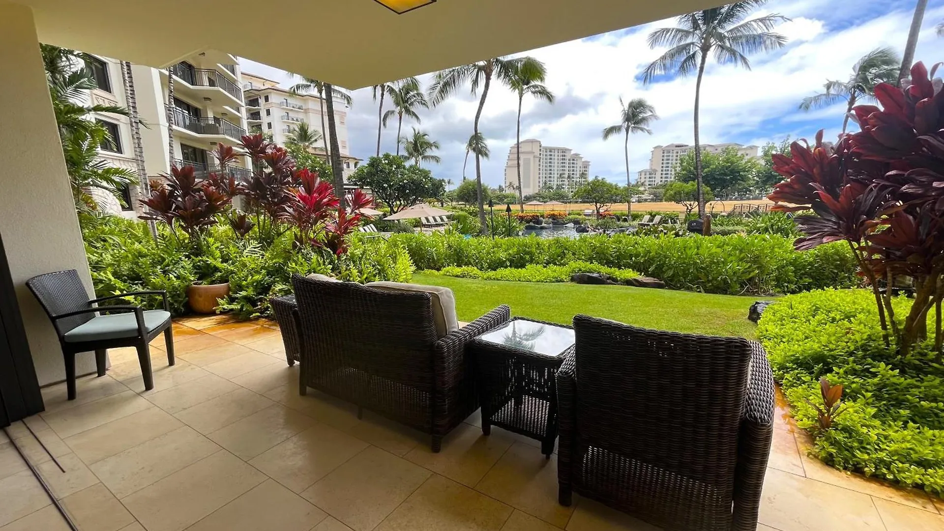 Luxury Ko Olina Beach Rental B105 Ground Floor With Private Garden 1Parking Kapolei United States