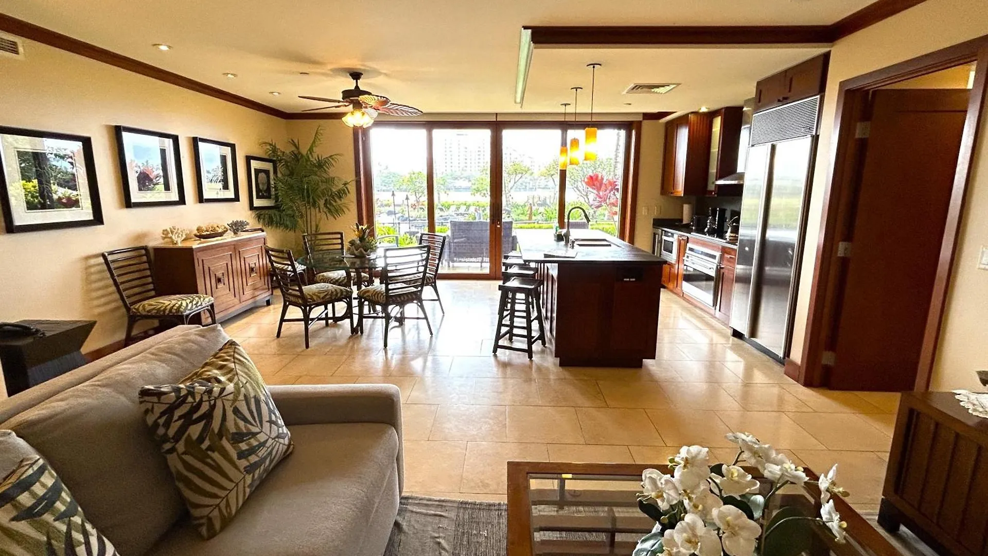 Luxury Ko Olina Beach Rental B105 Ground Floor With Private Garden 1Parking Kapolei