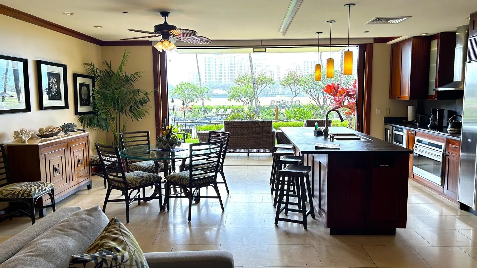 Apartment Luxury Ko Olina Beach Rental B105 Ground Floor With Private Garden 1Parking Kapolei