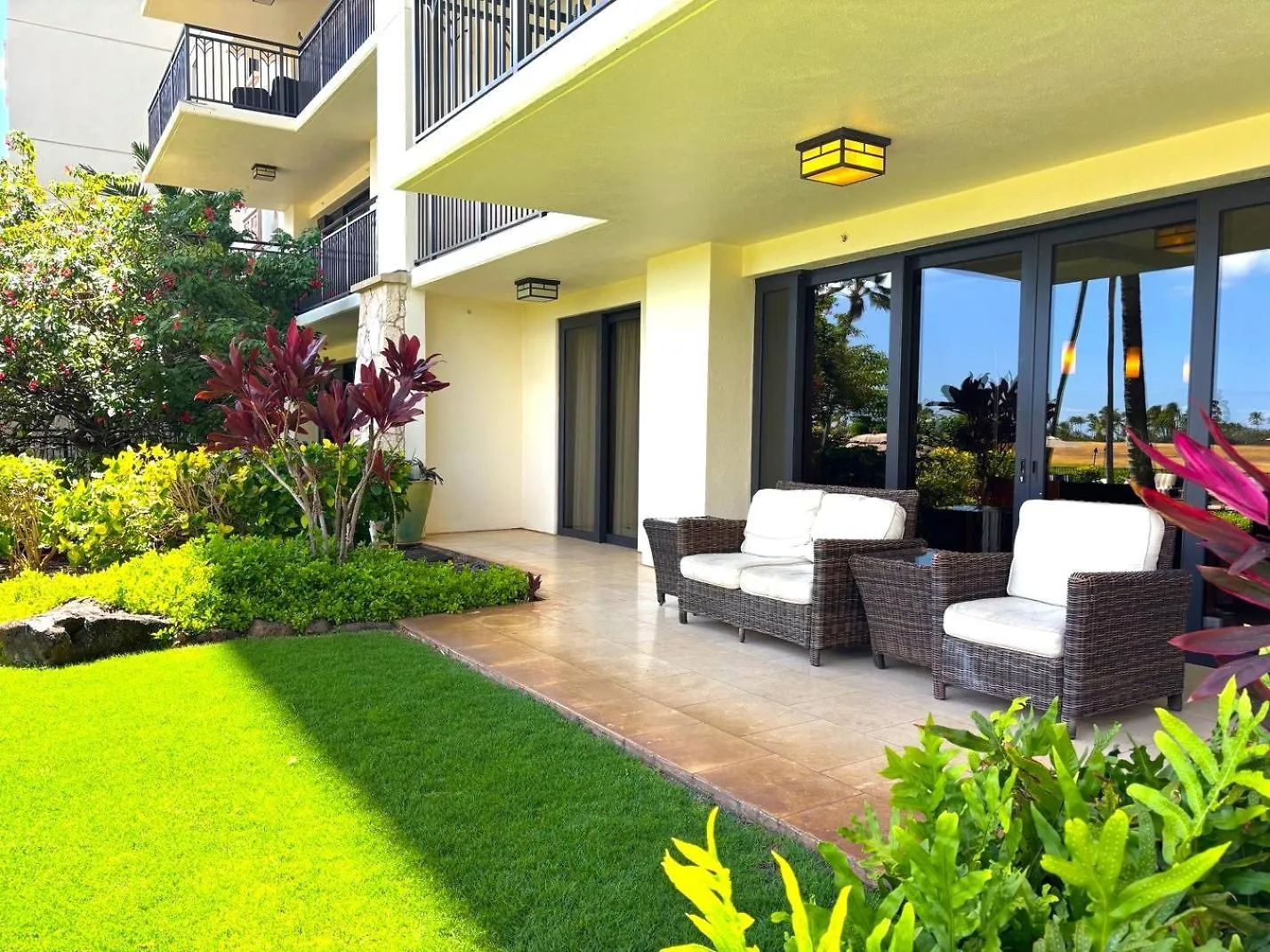 Luxury Ko Olina Beach Rental B105 Ground Floor With Private Garden 1Parking Kapolei Apartment